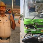 ಬೈಕ್‌, ಸಾರಿಗೆ ಬಸ್ ನಡುವೆ ಅಪಘಾತ: ಹೆಡ್‌ಕಾನ್ಸ್‌ಟೇಬಲ್‌ ಸಾವು