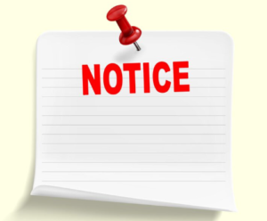 Notice